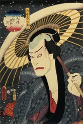 De acteur Ichikawa Danjuro VII